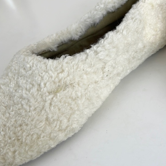 Zara Faux Fur Ballet Flats Size 36 - Picture 6 of 7